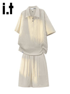 izzue | Bộ Áo Linen Tencel Thoáng Mát Cho Nam Mùa Hè