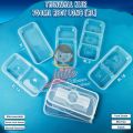 (Isi 25pcs) (RL1B) Thinwall Klir Rectangle Long Food Grade Super Bening 750ml. 