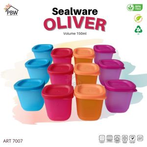 Toples Mini Sealware Oliver 150ml & Tempat MPASI Serbaguna Greenline