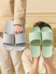 Lightweight Breathable Slip-resistant Summer Indoor Bathroom Couples Home Slippers Womens Simple Comfortable Sandals
