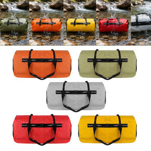 กระเป๋าท้ายมอเตอร์ไซค์กันน้ำขนาดใหญ่ 120 ลิตร 150 ลิตร สำหรับเดินทางกลางแจ้ง กระเป๋าแห้งแบบม้วน กระเป๋าเป้สะพายหลัง กระเป๋าใต้เบาะมอเตอร์ไซค์