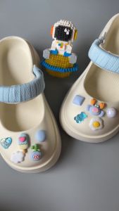 [MỚI RA MẮT][TOP 1 BÁN CHẠY]Dép cross sục nữ đế cao 5cm Jibbitz + bộ dây Mayto kiểu sandal quai hậu dễ thương hot trend Ulzzang Hàn Quốc CS-15