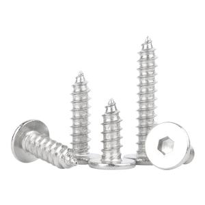 BAODEFENG | Hex Key Self-tapping Flat Head Thin Head Screw 304 Stainless Steel