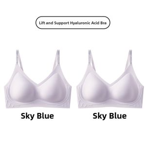 miiow | Cat Woman Summer Seamless Underwear Thin Gathered Small Chest Gathered Cool Sensation Anti-Sagging Beautiful Back Bra For Women