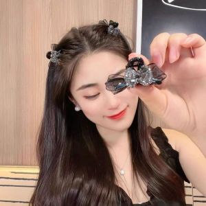 2 Chiếc Kẹp Gắp Nhỏ Hai Mặt Thắt Nơ Ab Đồ Trang Trí Lưới Kẹp Tóc Càng Cua Cho Bé Gái Kẹp Tóc Kẹp Tóc Kẹp Tóc Cho Trẻ Em Phụ Kiện Tóc