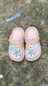 Sandal Anak Perempuan Eva Rubber Nyaman Sol Tebal Motif Rantai Trendi FashionBaim