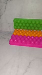 Rainbow Cetakan Es Batu Bulat Telur Puyuh Cetakan Puding Jelly Es Krim Ice Ball Mold Pudding Jeli