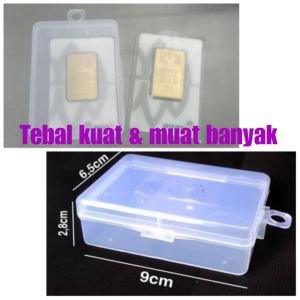 box tempat simpan emas antam - kotak plastik ATM klik BCA token Mandiri kartu nama kartu kredut benang jarum baut gearset serba guna