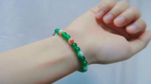 [Handmade] Emerald Green Beads Bracelet