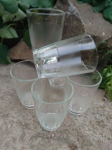 GELAS KOPI 6PCS BAHAN KACA TEBAL