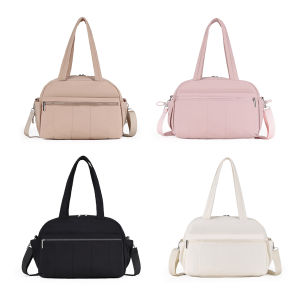MOJOYCE กระเป๋า duffel กันน้ำลายพองน้ำสำหรับผู้หญิง ดีไซน์สวย ทนทาน น้ำหนักเบา ขนาดใหญ่ สำหรับเดินทางและออกกำลังกาย