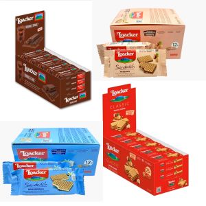 [ LOACKER NAPOLITANER / VANILLE / MILK / DOUBLE CHOC / CREAMKAKO / MILK VANILLA / HAZELNUT ]- 1 OUTER