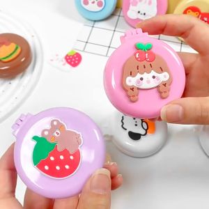Sisir + Kaca Make Up Travel - Sisir Saku Dengan Cermin Imut Lucu A001 - DEMURAH
