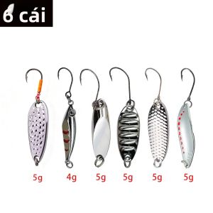 Bộ Mồi Câu Cá 3g/7g/5g Kim Loại Vib Spinner Mồi Cứng Dạng Thìa Mồi Giả Câu Biển Sông Suối.