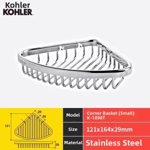 Kohler | Wall-Mounted Stainless Steel Bathroom Triangle Storage Shelf