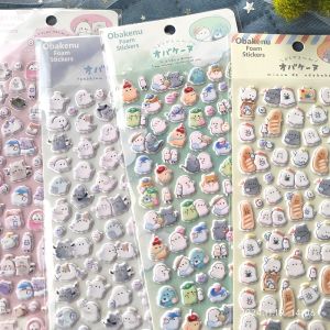 Cute Ghost 3D Stickers Handmade Cartoon Decorations Reward Stickers for Children Mobile Phone Stickers Educational Toys