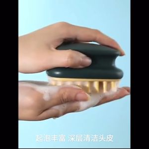 Silicone Massage Shampoo Brush Adult Cleaning Bath Shampoo Comb Meridian Brush Head Care Massager