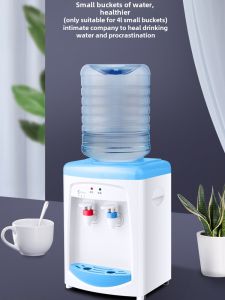 Mini Drinking Fountain For Home Small Dormitory Desktop Hot and Cold Desktop Heated Hotel Cartoon Bucket Water Water Fountain