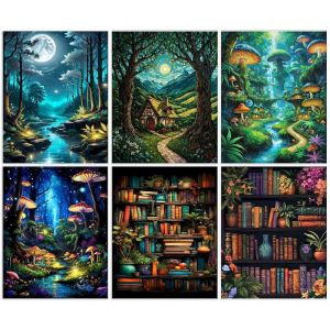 GATYZTORY Paintings By Number Kit Landscape Paint Canvas Picture Oil Painting By Number HandPainted For Adults Home Decor New