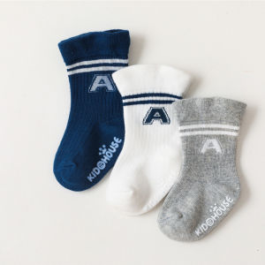 Baby Socks Autumn and Winter Baby Spring and Autumn Cute Middle-Long Stockings Newborn Boneless Toddler Baby Boy and Baby Girl Not Tight Legs