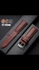 Đa Năng Dây Da Đồng Hồ 12/14/16 Mm Đến 24 Mm Nam Nữ Chân Khóa Vòng Tay Cho Seiko Omega Tissot Thể Thao Da Bê Dây Đeo Đồng Hồ