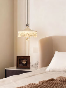 DGY | Height Adjustable Vintage Cream French Style Water Drop Atmospheric Pendant Light