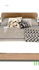 FREESHIP HCM - Giường Gỗ MDF Bệt Kiểu Nhật Tatana MDF016 - có thiết kế theo yêu cầu khách hàng