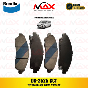 DB 2525 GCT BENDIX BRAKE PAD FRT TOYOTA HI-ACE (NEW) 2019-22