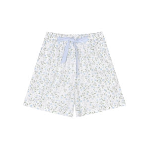 Quần short ngủ nữ MiiOW bằng lụa vải mỏng dáng rộng thoải mái - mùa hè 2025