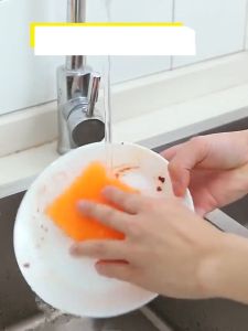 Berus Span Loofah Dapur Korea Tiruan / Periuk Menggosok Berus Pencuci Pinggan / Alat & Aksesori Pembersihan Rumah