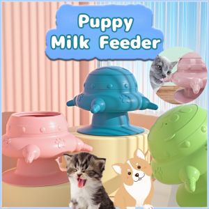 Pet Milk Feeder Puppy Nipple Milk Feeder Cat Silicone Milk Feeder Dog Breast Pump with Suction Cup