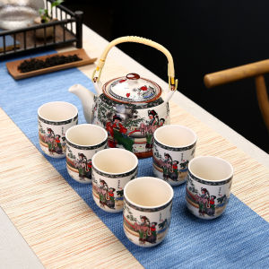 Bộ Trà Gốm Sứ Trung Quốc Cổ Điển Bộ Dụng Cụ Pha Trà Kung Fu Bộ Trà Gốm Sứ Truyền Thống Bộ Trà Cho Gia Đình Và Khách Sạn Quà Tặng Trays