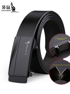 Kangaroo | Belt No Tooth Automatic Buckle Leather
