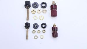 1/2 Chiếc 6 Mm/8 Mm Đồng Thau Nhà Ga Khối Cung Cấp Điện Thiết Bị Đầu Cuối M6 M8 Cho Máy Hàn Biến Tần Phụ Kiện Xe Hơi Bài Cổng Kết Nối