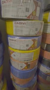Cadivi dây điện Cadivi 3.5 đơn 7 sợi CV 3.5 Cuộn 100 Mét