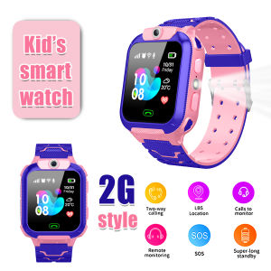 SIM Card Smart Watch Kids GPS WiFi 400mAh Video Call Tracker Location SOS Call Back Monitor Phone Watch Smartwatch Children Gift