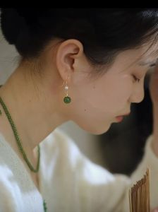 Natural Turquoise Pearl Earrings Womens New 2025 Fashion High-End Sensation Small Audience Advanced Feel Old Money Style