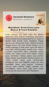 Mahabbah: Kisah Cinta Layla Majnun & Yusuf Zulaikha dalam Novel Nizami dan Jami