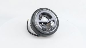 Vintage Motorcycle 6.5 inch LED Headlight High Low Beam Round Headlamp For Harley Sporster Softtail Choppers Custom Cafe Racer