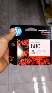 💙HP หมึกอิงค์เจ็ท ตลับหมึก หมึกพิมพ์ เอชพี 680ColorBK(หมึกดำสี) (F6V27AA/F6V26AA) | KKNT