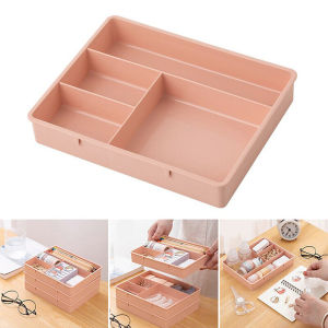 BMPEIC Desk Drawer Organizer Stackable Multi-cell Desktop Storage Divider Container