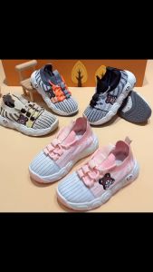 Childrens sports shoes flying woven shoes casual shoes running shoes all-match cartoon shoes