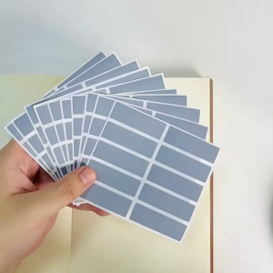 200/100 Pcs Creative Scratch Music Scratch Card Coating Sealing Paste Round DIY Scratch Award Hidden Text Password Gold Silver Prize Surprise Stickers