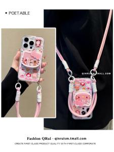 Kẹp Điện Thoại Hình Mèo Hồng Dễ Thương Từ Tính Cầm Tay KT Cat Toy Phù Hợp Với iPhone 17/15 Promax Mẫu Mới Apple 14 Promax
