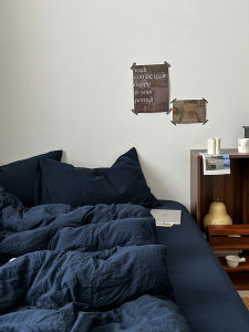 Premium Texture Cotton Quilt Cover Set Japanese Wabi-Sabi Style Bedding Four-Piece Set Warmth Retention for Everyone