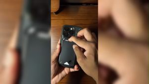 Card Holder Magsafe Aulumu Vegan Leather Magnetic Flip Wallet Stand Dompet Kartu