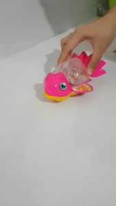 Smile - Mainan Anak Ikan KOI Tarik Berjalan Dan Lampu