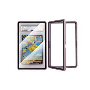 Metal PSA/CGC/CCIC/CCG/BGS Card Holder Rating Display Case for Celebrity Pokemon TCG Showcased Card Protection Enclosure