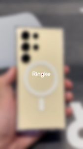 RINGKE® FUSION MAGNETIC Samsung Galaxy S24+/ S24 Crystal Clear Back Shockproof Compatible w/MagSafe Wireless Charging Ca