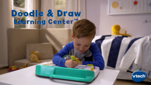 VTech New Drawing Board Toys Doodle & Draw Learning Center Kids Magnetic Drawing Board 3-6 Years Boys Girls Art Toys